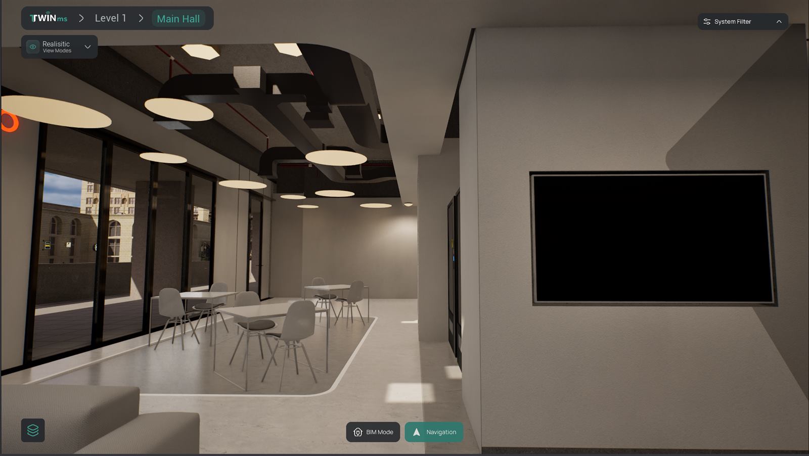 Navigable photoreal twin